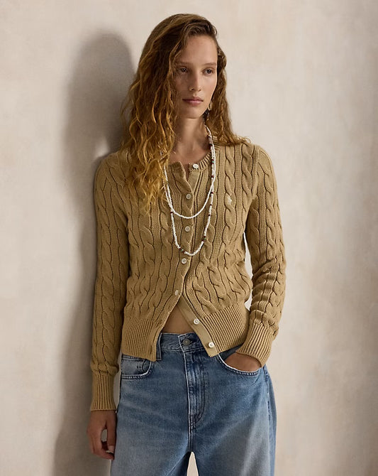 Ralph Lauren Cable-knit Cotton Cardigan