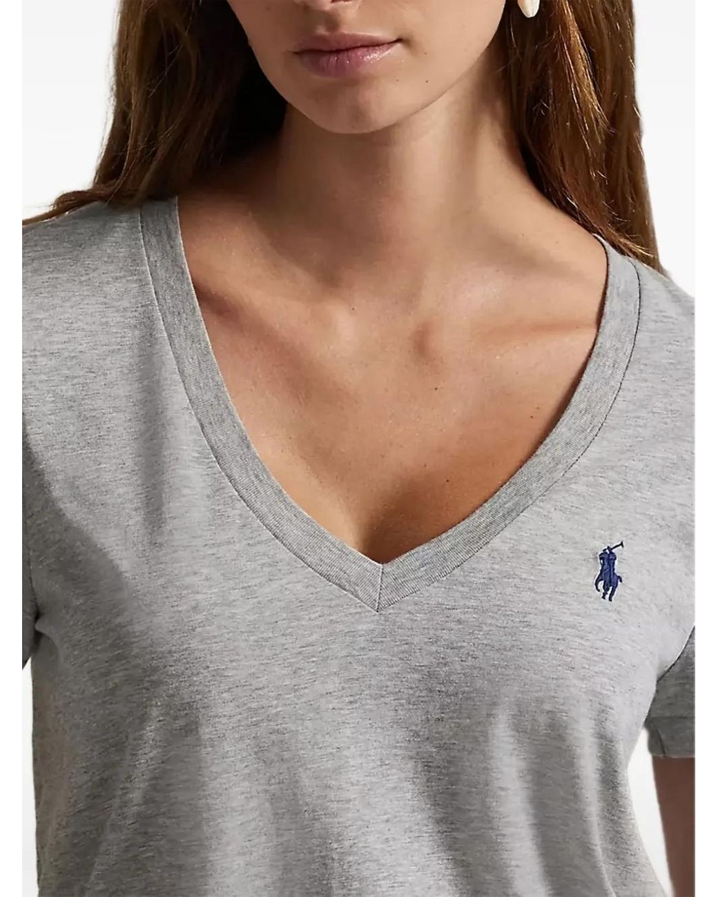 Ralph Lauren V-neck Logo T-shirt