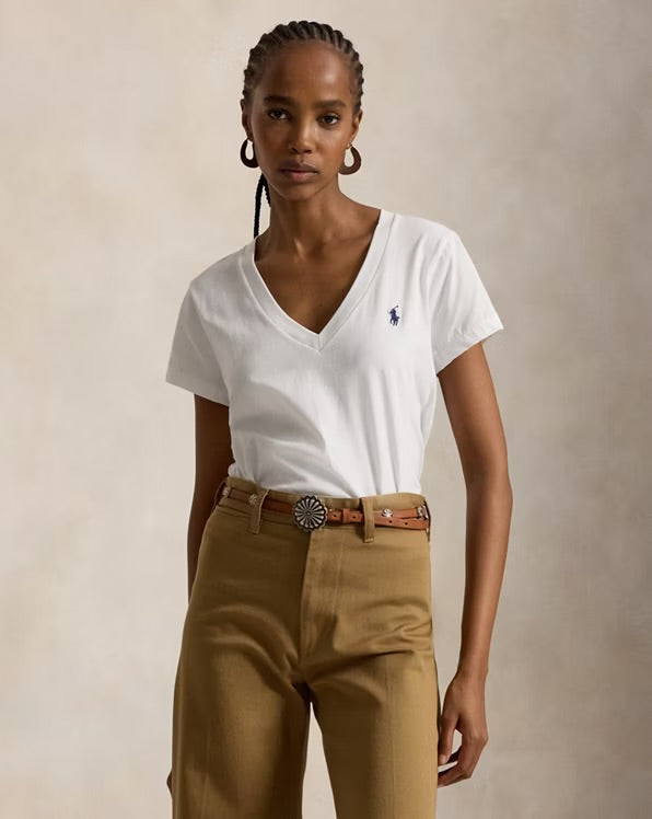 Ralph Lauren V-neck Logo T-shirt