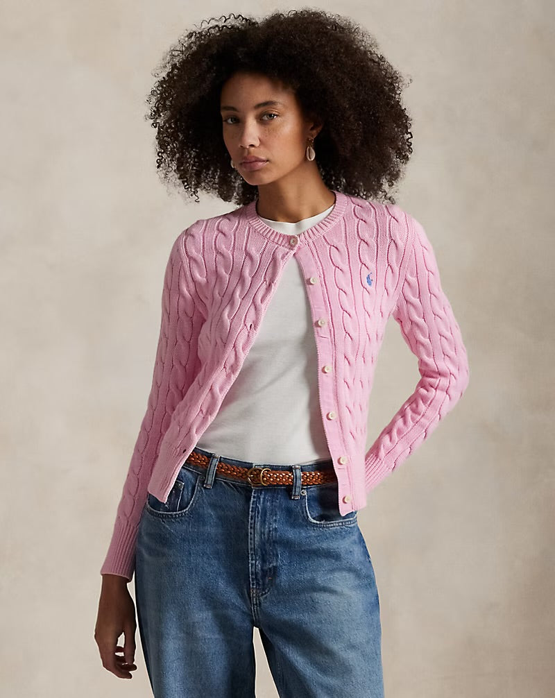 Ralph Lauren Cable-knit Cotton Cardigan