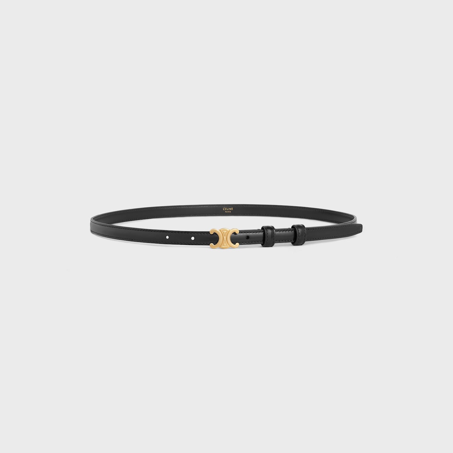 🔥8.8 LIMITED TIME SALE🔥 Celine triomphe 18mm belt in taurillon leather