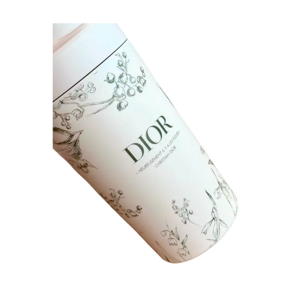 Dior Cream Floral Travel Mug