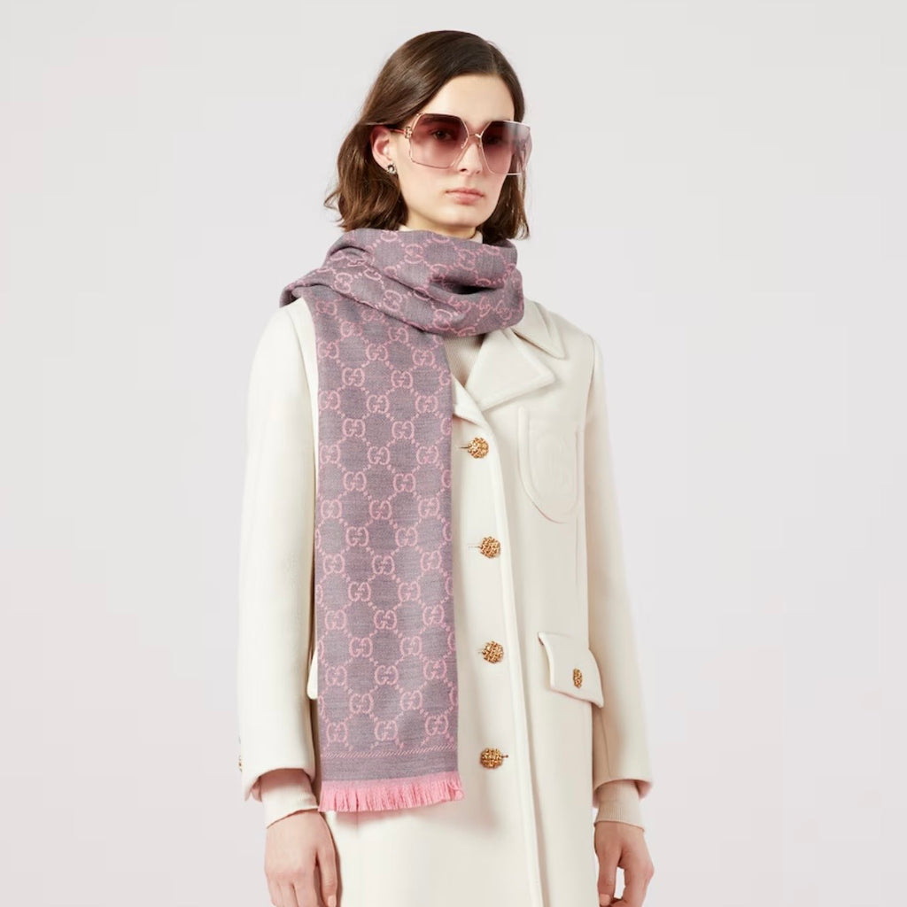 Gucci GG wool scarf