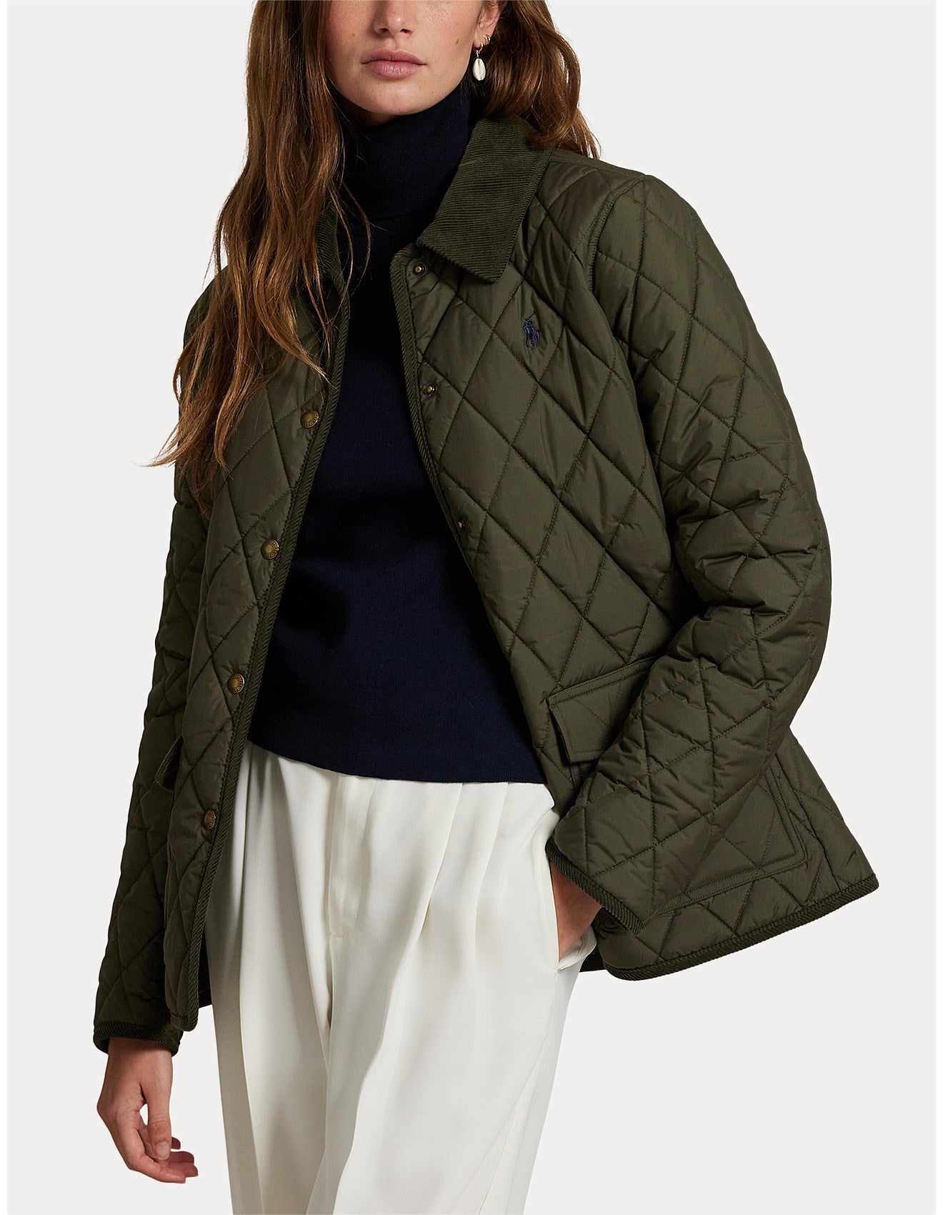 Ralph lauren quilted barn jacket