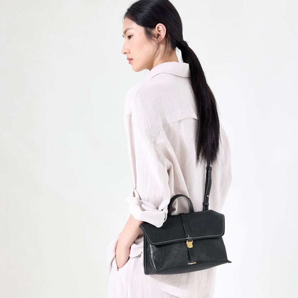 Songmont small shan scatchel bag