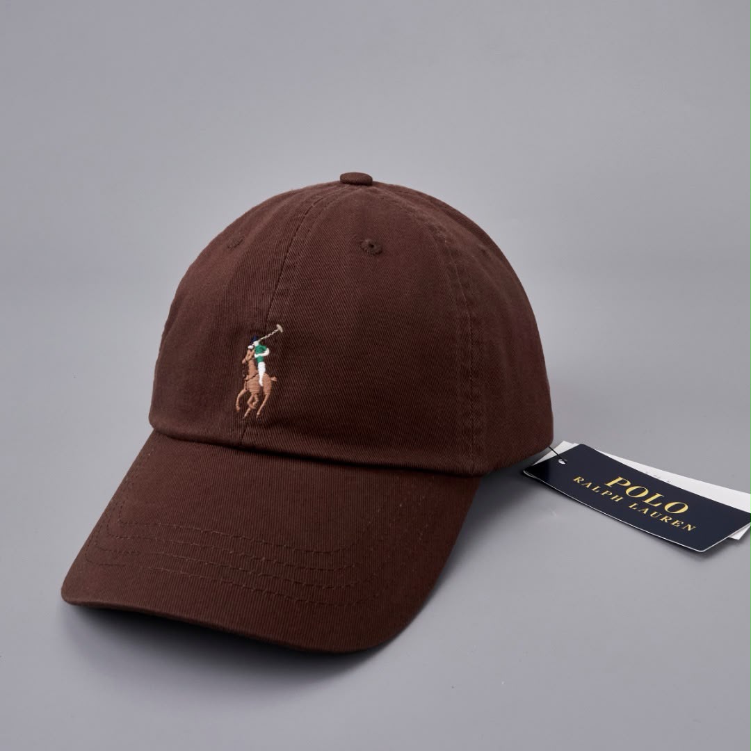 Ralph lauren logo embroidered cotton cap