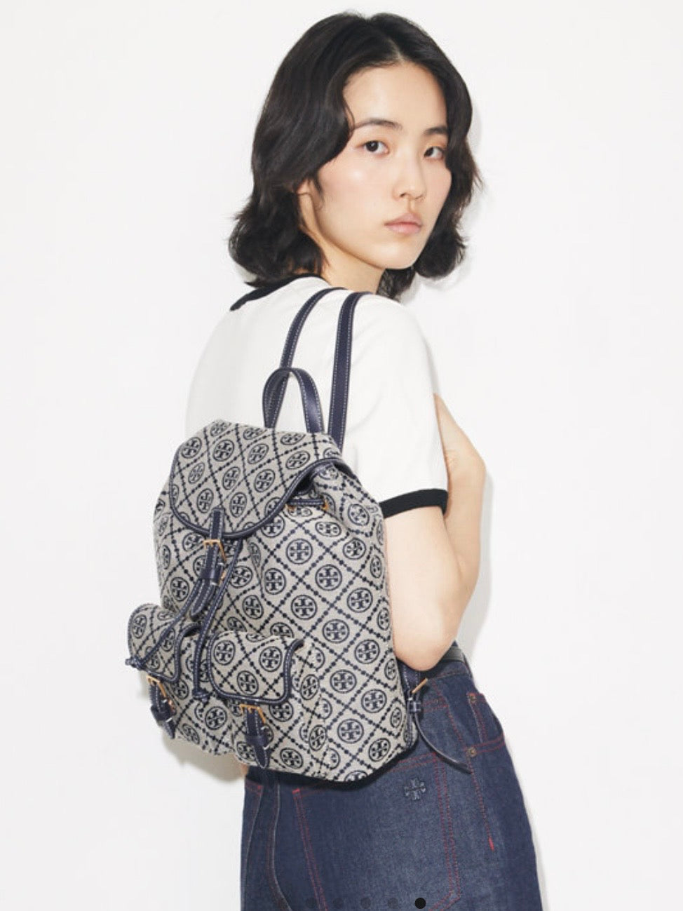 Tory Burch Monogram Backpack