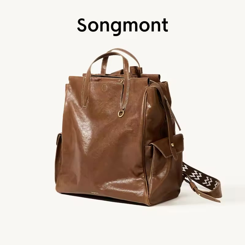 Songmont leather backpack