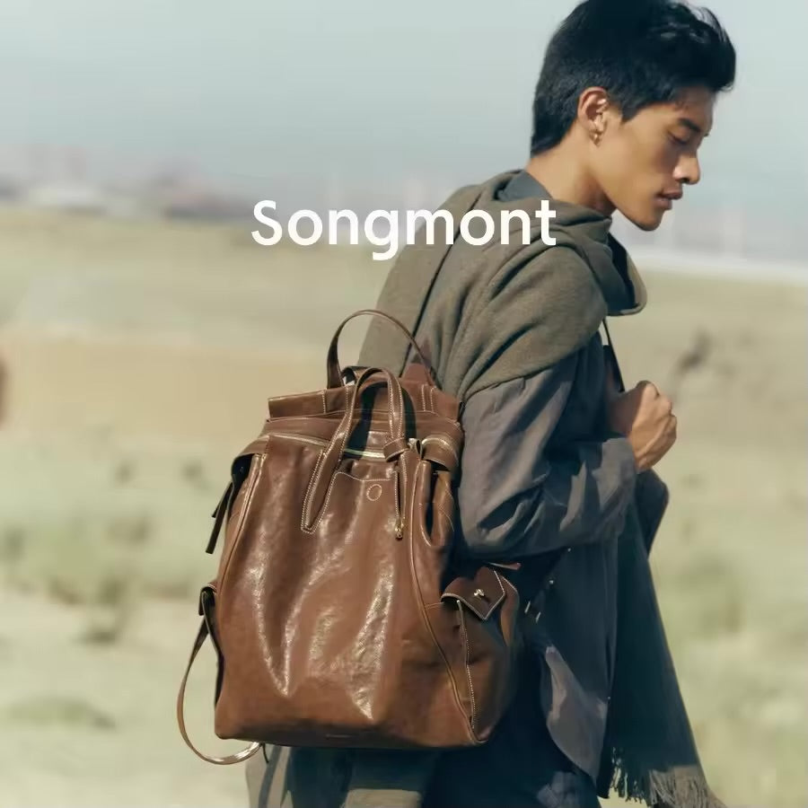Songmont leather backpack
