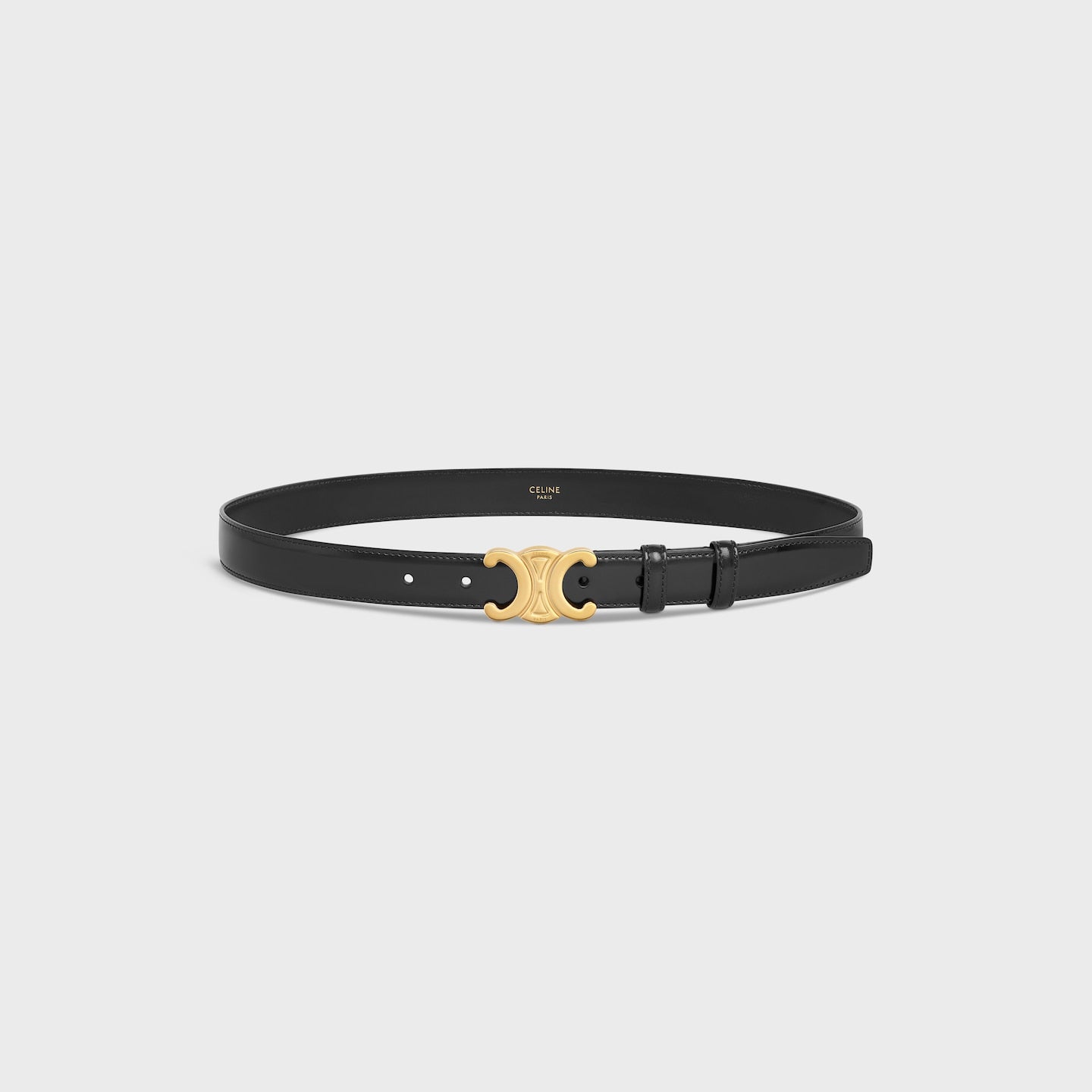 🔥8.8 LIMITED TIME SALE🔥 Celine triomphe 25mm belt in taurillon leather