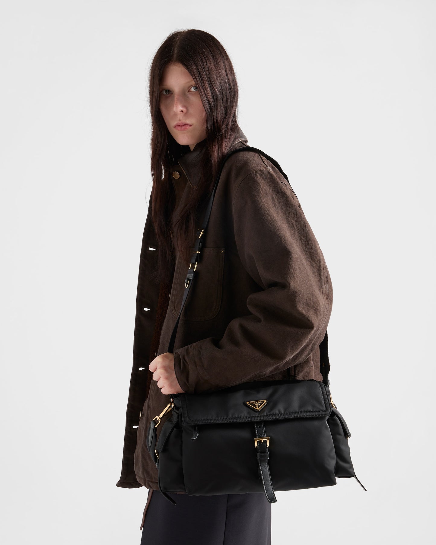 Prada explore re-nylon shoulder bag