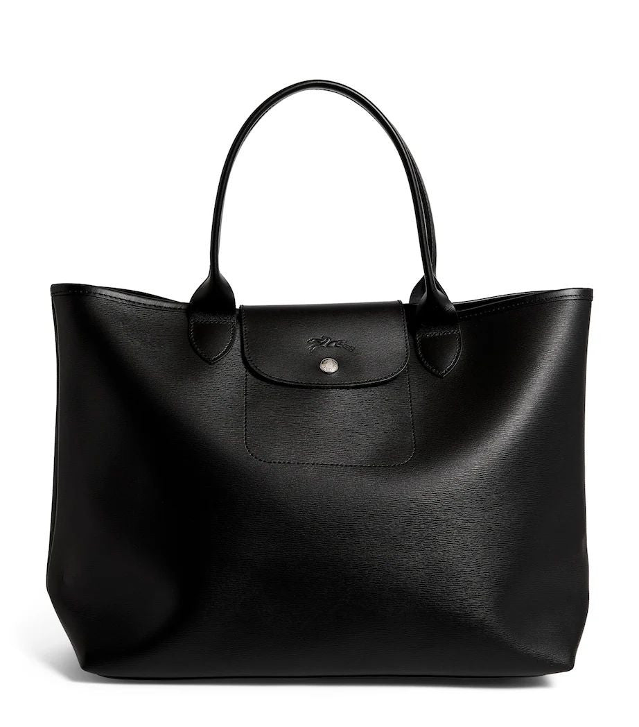 Longchamp Large City Leather Tote