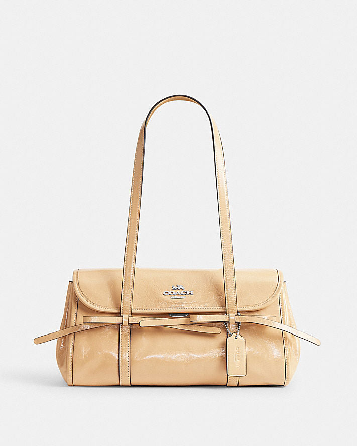 Coach bridget flap shoulder bag with bows