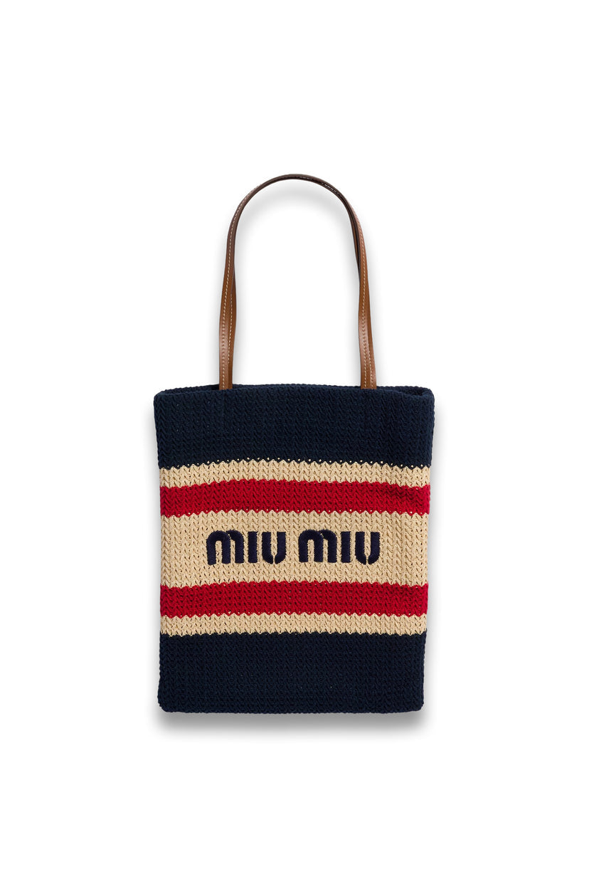 Miu Miu woven tote bag ready stock