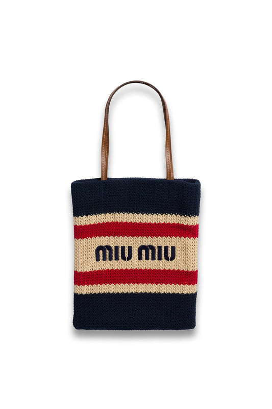 Miu Miu woven tote bag ready stock