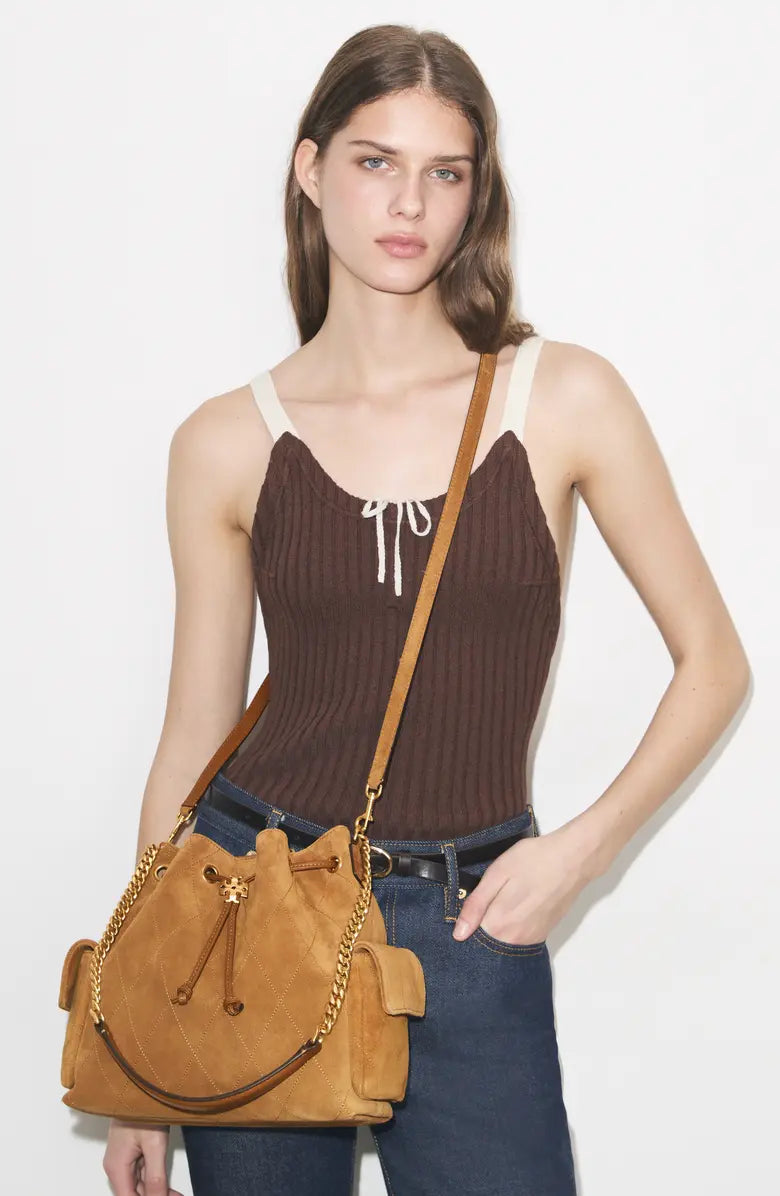 Tory Burch Charlie Quilted Shoulder Bag